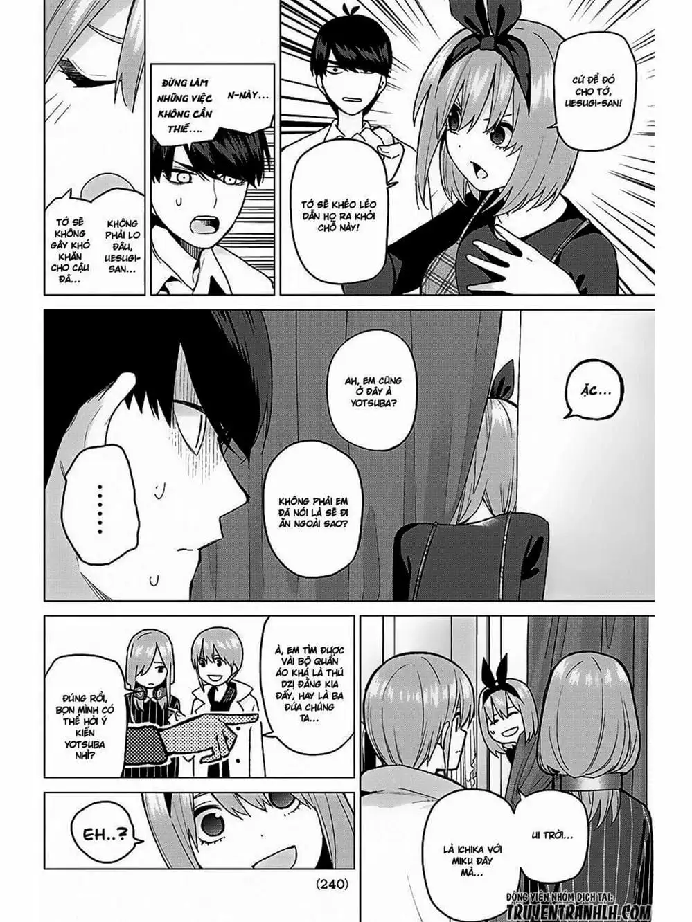 Truyện Tranh Nhà Có 5 Nàng Dâu - Gotoubun No Hanayome trang 6