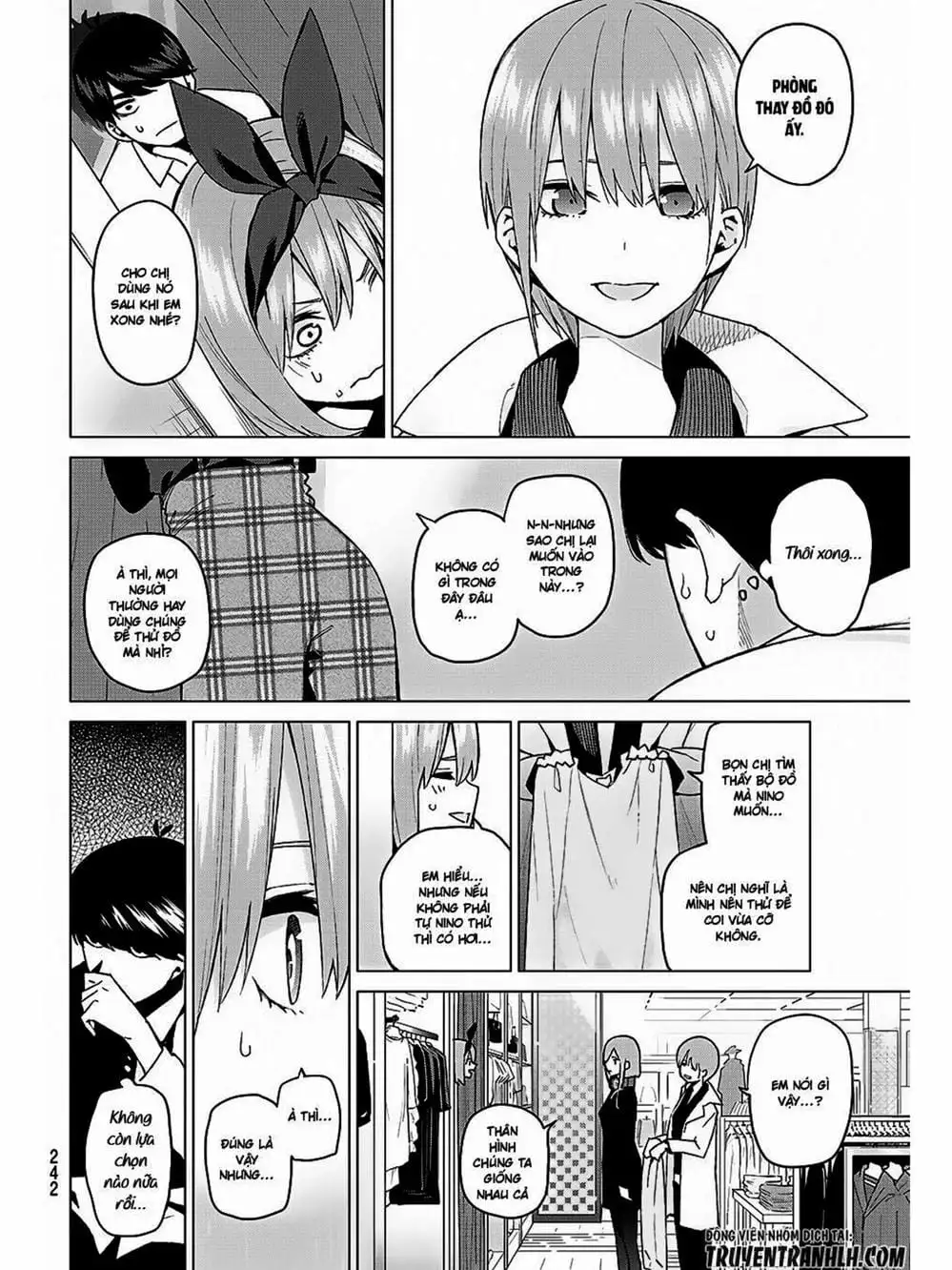 Truyện Tranh Nhà Có 5 Nàng Dâu - Gotoubun No Hanayome trang 6