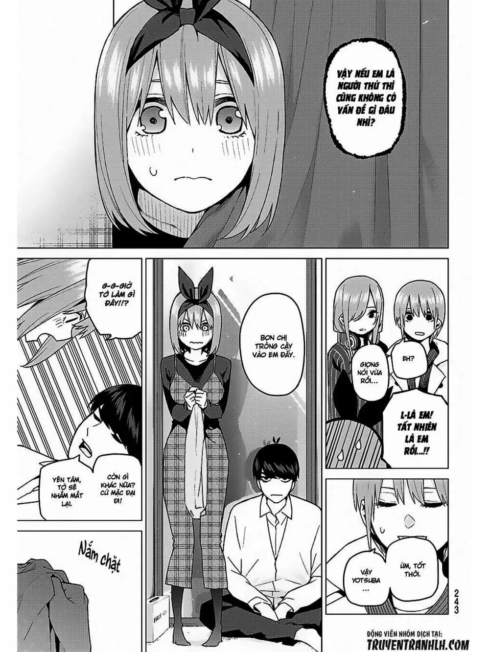 Truyện Tranh Nhà Có 5 Nàng Dâu - Gotoubun No Hanayome trang 6