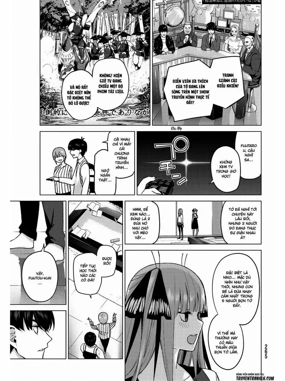 Truyện Tranh Nhà Có 5 Nàng Dâu - Gotoubun No Hanayome trang 6