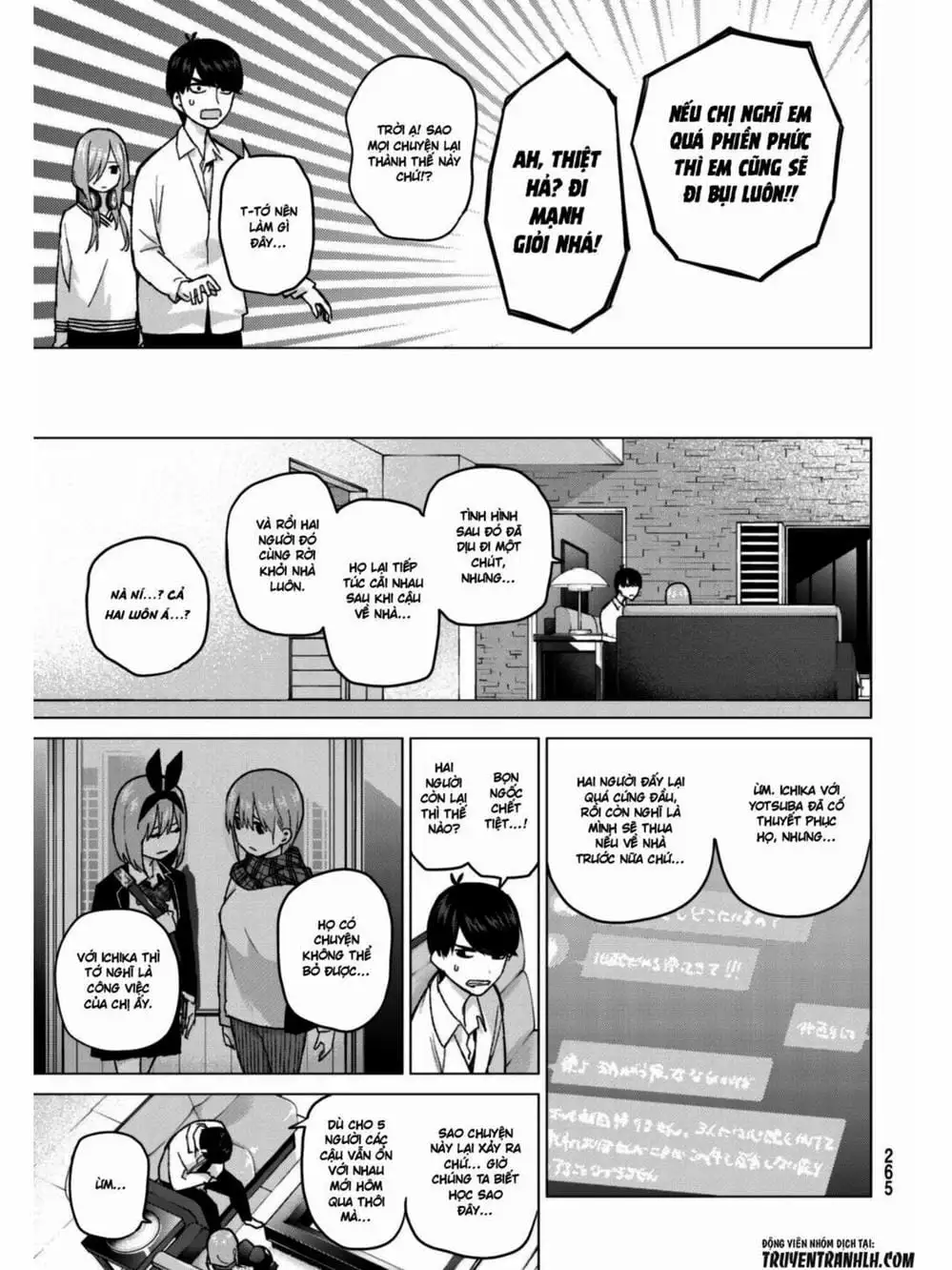 Truyện Tranh Nhà Có 5 Nàng Dâu - Gotoubun No Hanayome trang 6