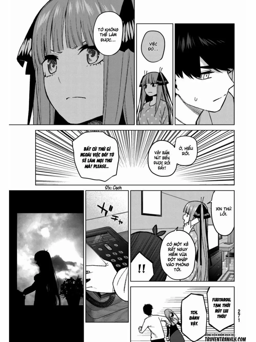 Truyện Tranh Nhà Có 5 Nàng Dâu - Gotoubun No Hanayome trang 6