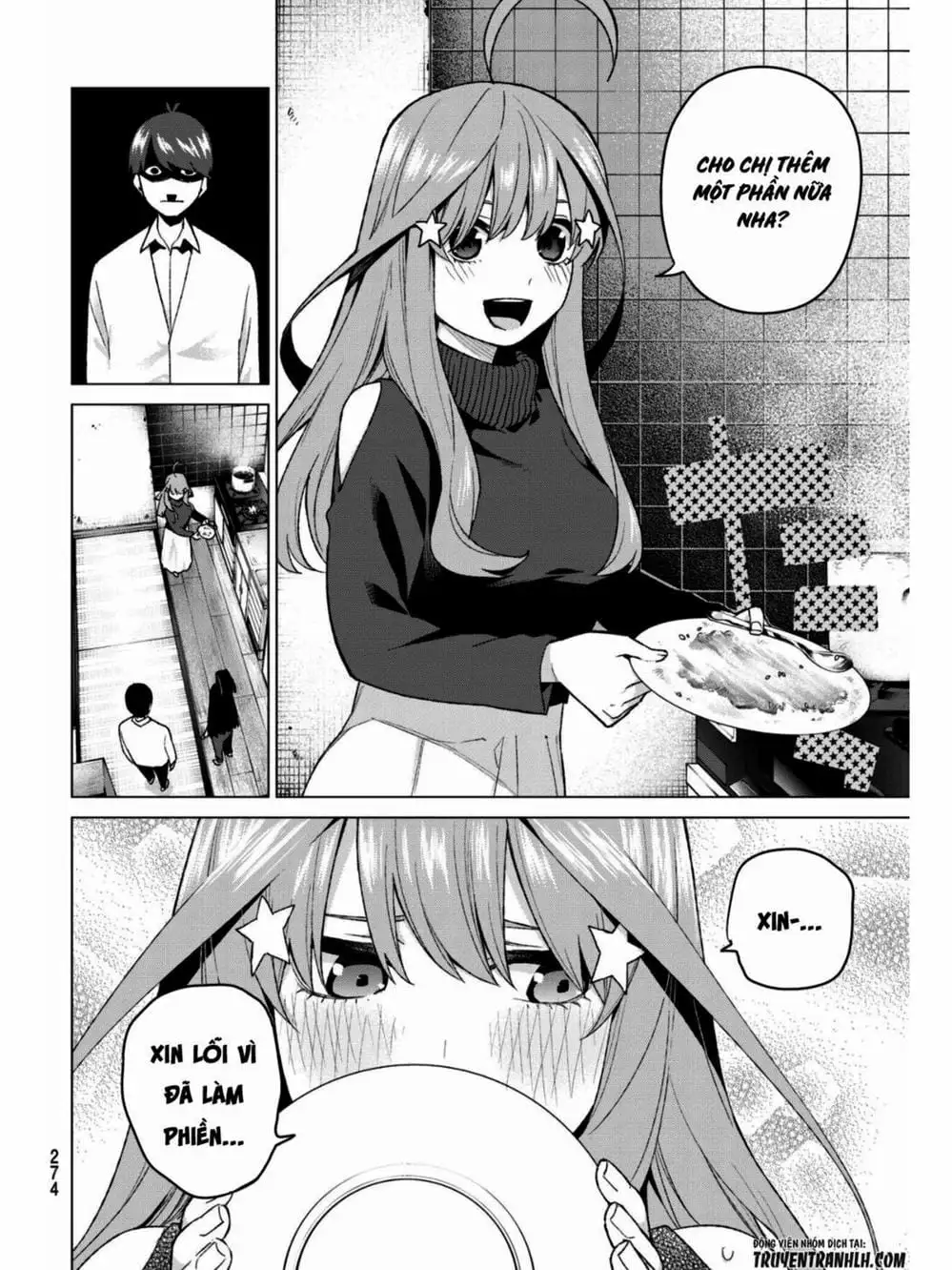 Truyện Tranh Nhà Có 5 Nàng Dâu - Gotoubun No Hanayome trang 6