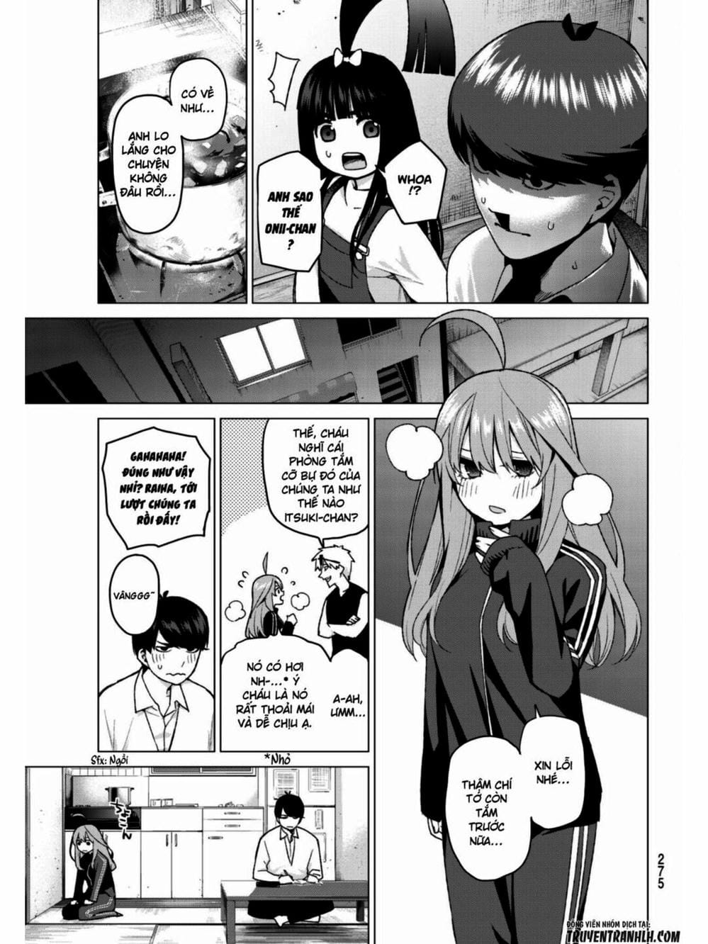 Truyện Tranh Nhà Có 5 Nàng Dâu - Gotoubun No Hanayome trang 6