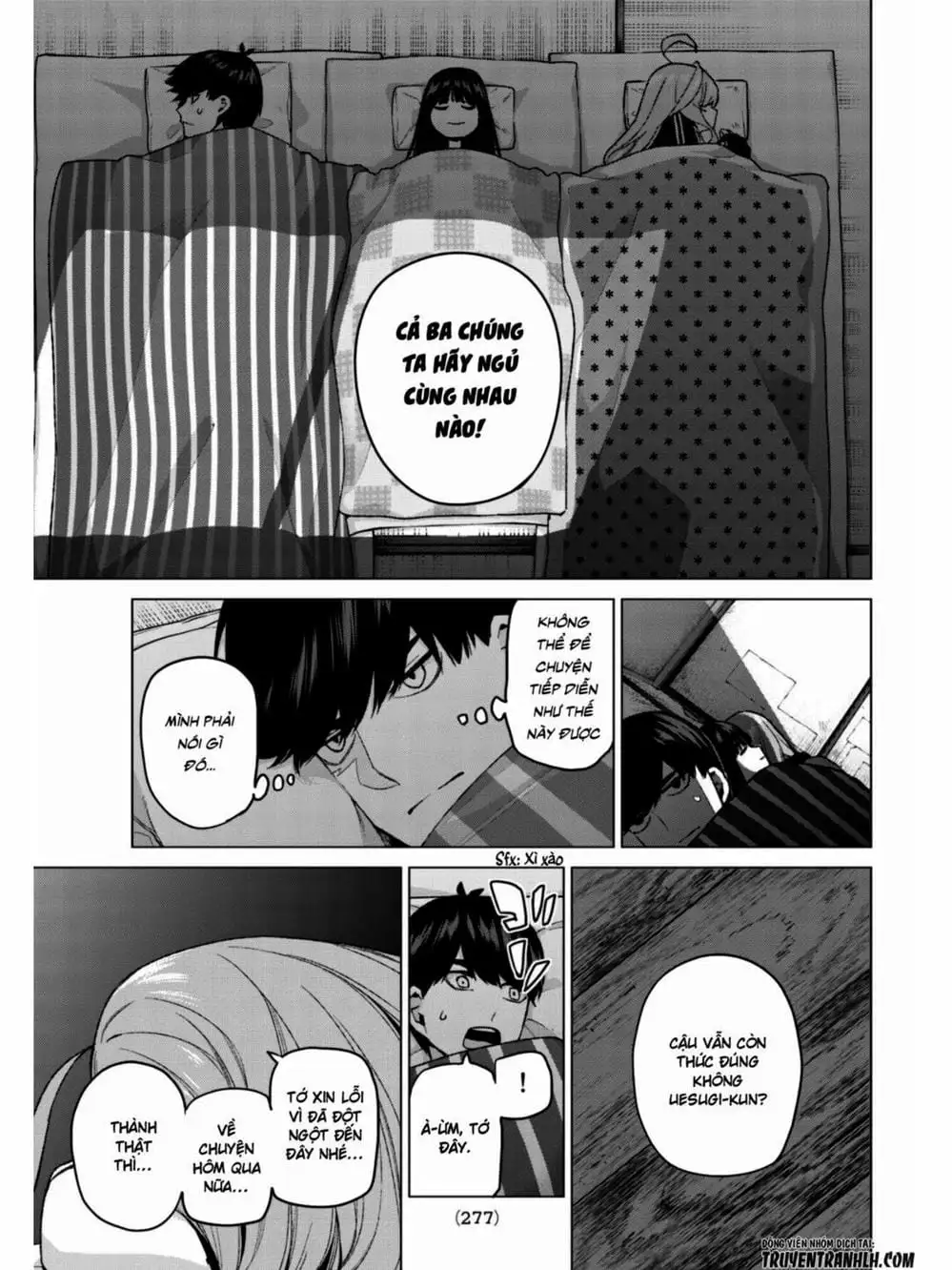 Truyện Tranh Nhà Có 5 Nàng Dâu - Gotoubun No Hanayome trang 6