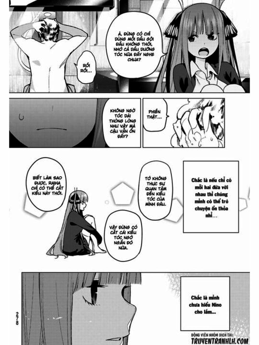 Truyện Tranh Nhà Có 5 Nàng Dâu - Gotoubun No Hanayome trang 6