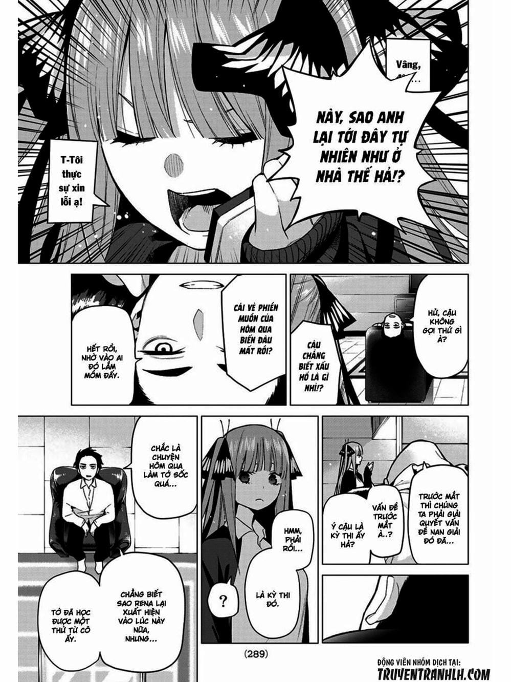 Truyện Tranh Nhà Có 5 Nàng Dâu - Gotoubun No Hanayome trang 6