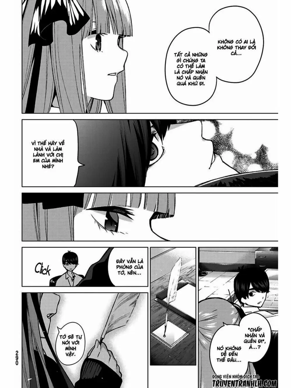 Truyện Tranh Nhà Có 5 Nàng Dâu - Gotoubun No Hanayome trang 6