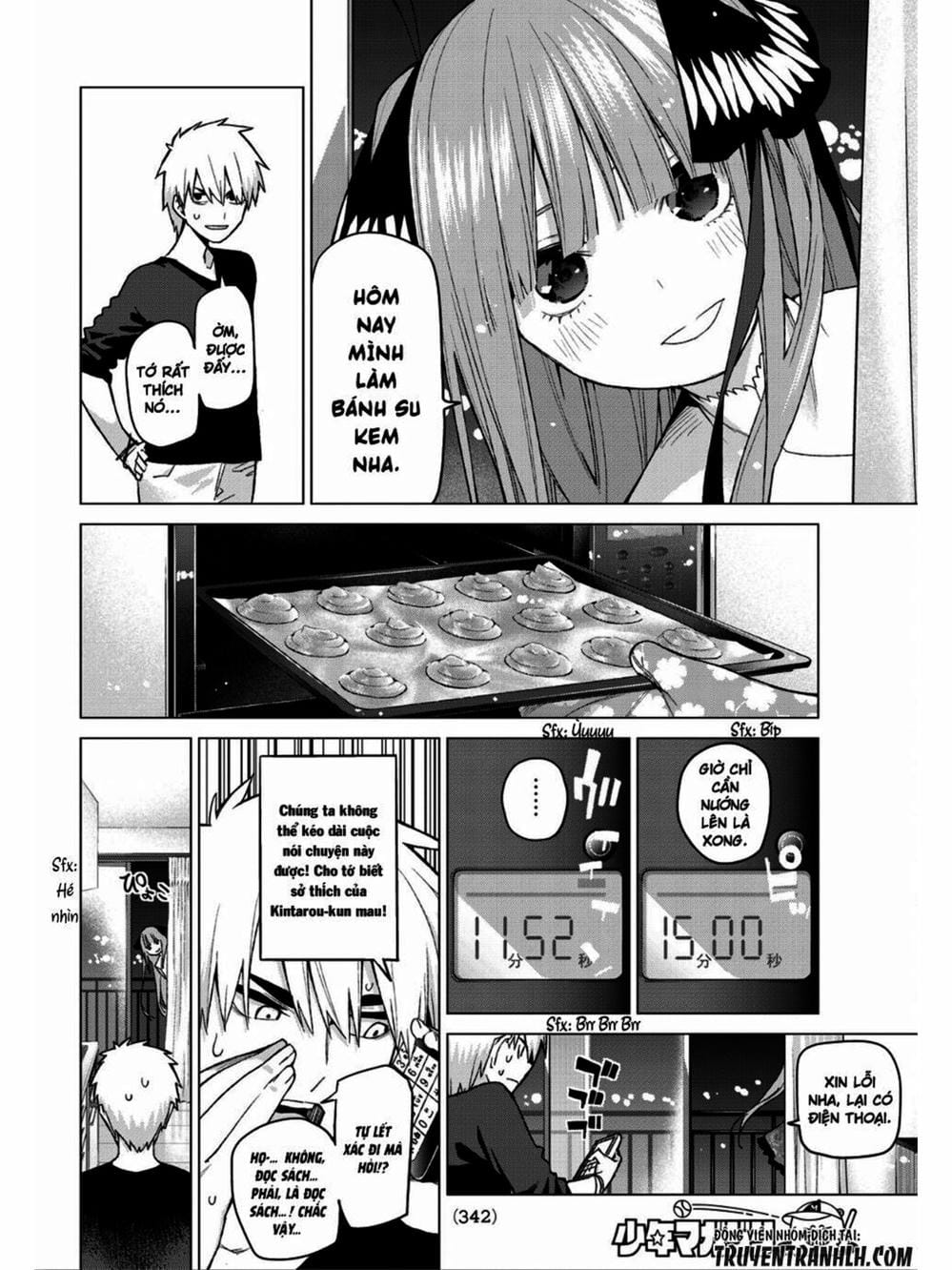 Truyện Tranh Nhà Có 5 Nàng Dâu - Gotoubun No Hanayome trang 6