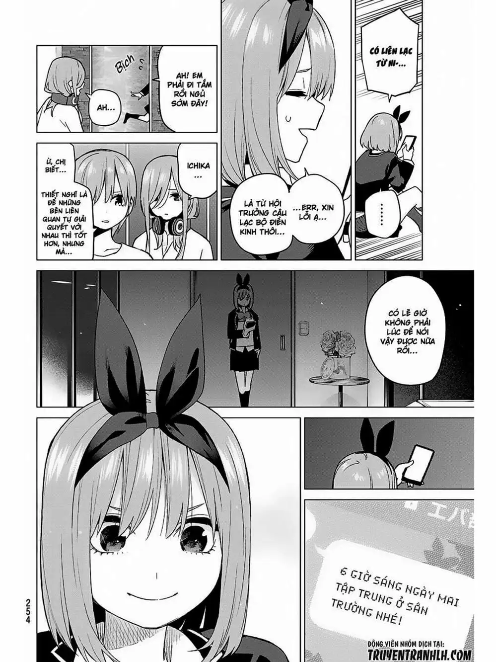 Truyện Tranh Nhà Có 5 Nàng Dâu - Gotoubun No Hanayome trang 6