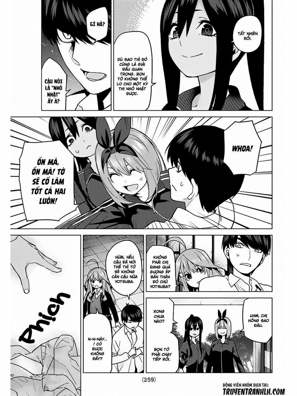 Truyện Tranh Nhà Có 5 Nàng Dâu - Gotoubun No Hanayome trang 6