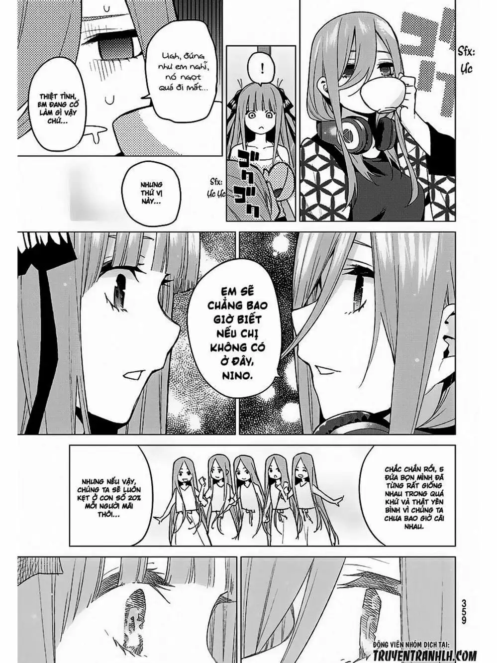 Truyện Tranh Nhà Có 5 Nàng Dâu - Gotoubun No Hanayome trang 6