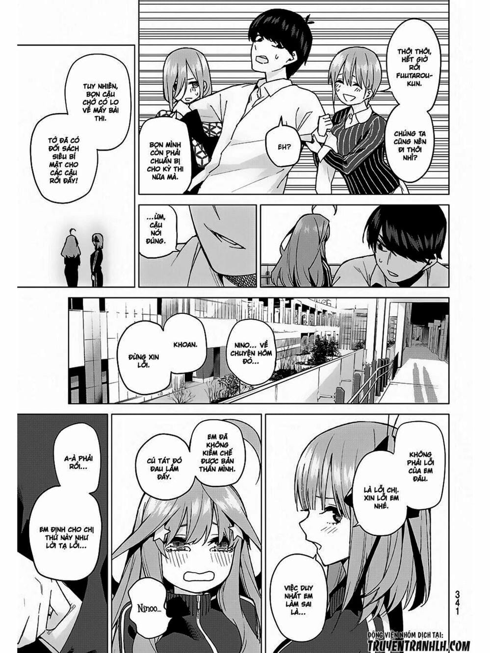 Truyện Tranh Nhà Có 5 Nàng Dâu - Gotoubun No Hanayome trang 6