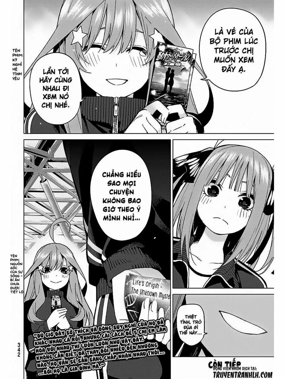 Truyện Tranh Nhà Có 5 Nàng Dâu - Gotoubun No Hanayome trang 6