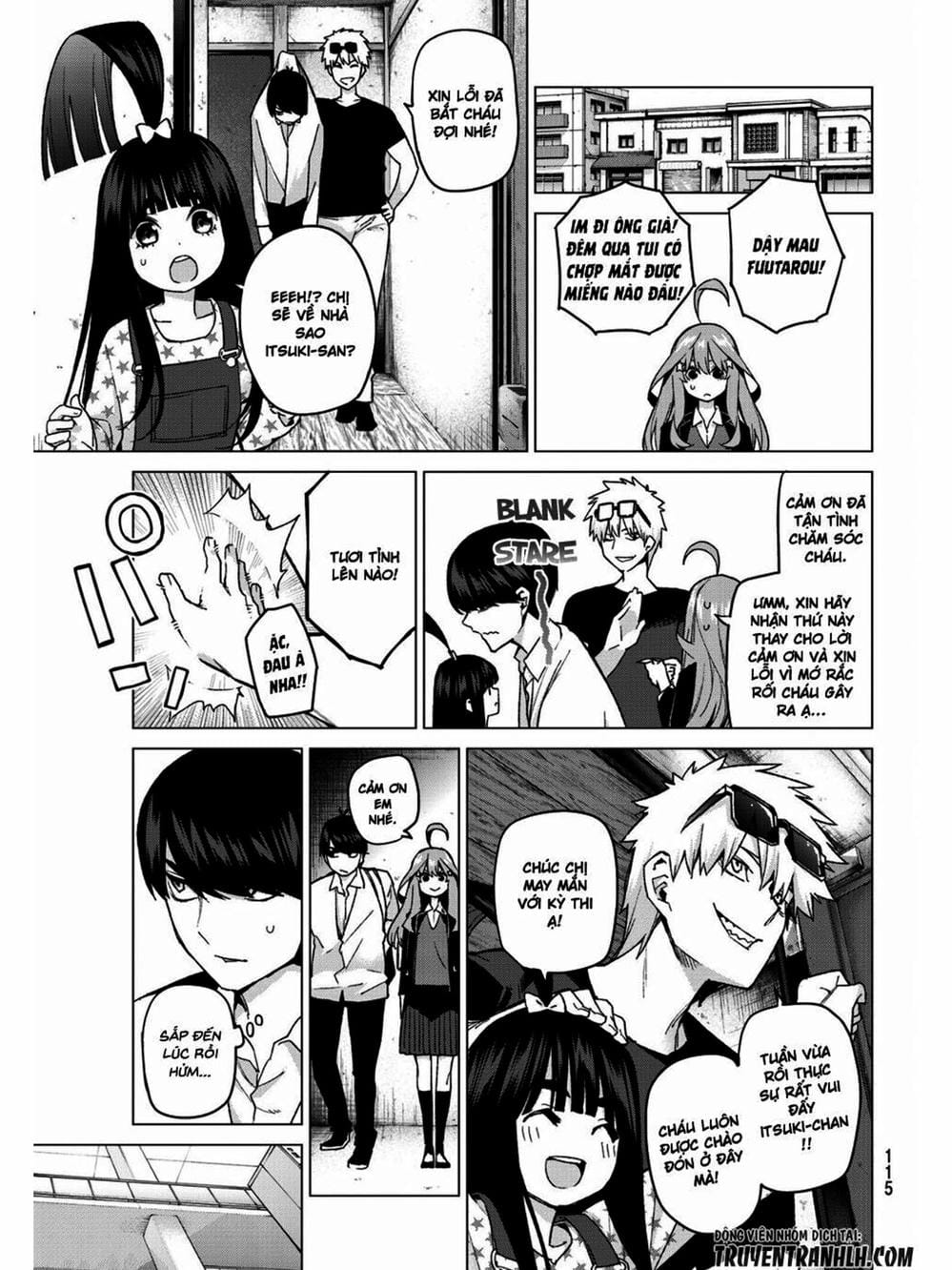 Truyện Tranh Nhà Có 5 Nàng Dâu - Gotoubun No Hanayome trang 6