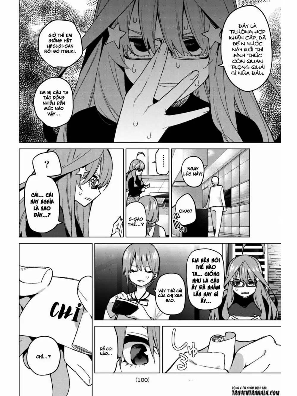 Truyện Tranh Nhà Có 5 Nàng Dâu - Gotoubun No Hanayome trang 6