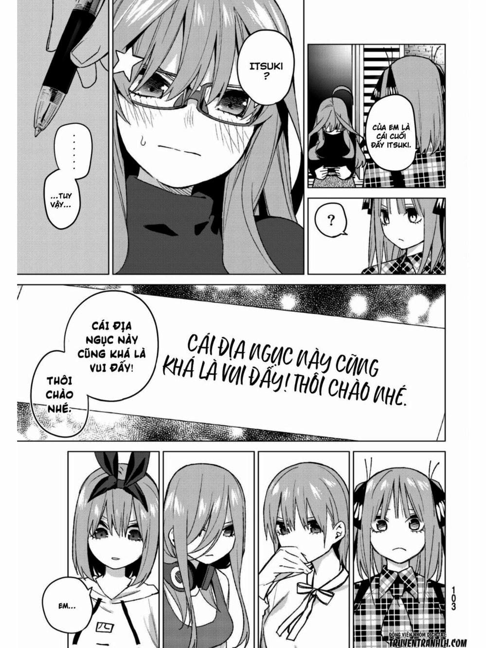 Truyện Tranh Nhà Có 5 Nàng Dâu - Gotoubun No Hanayome trang 6