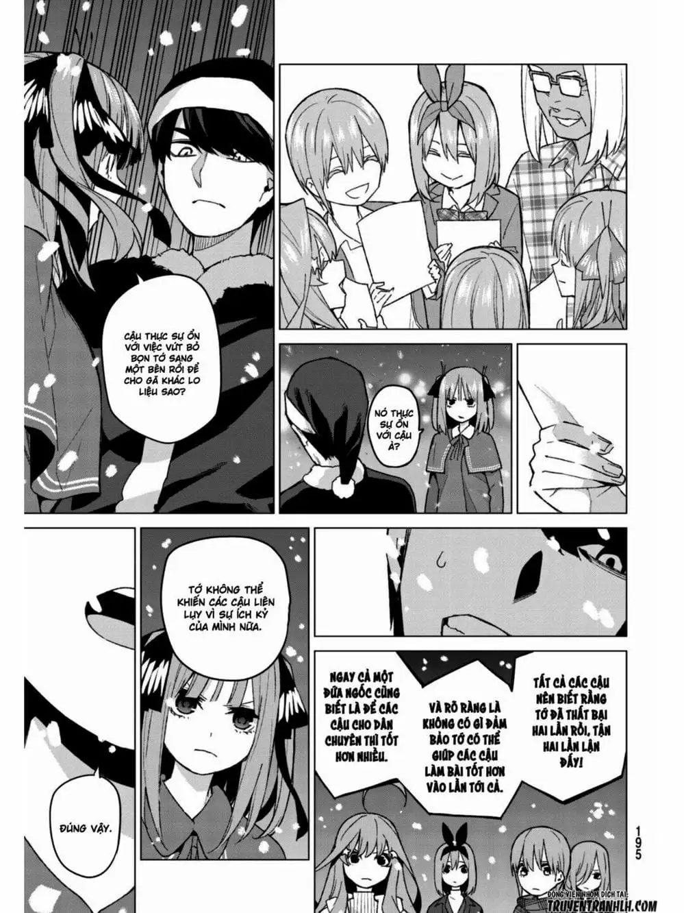 Truyện Tranh Nhà Có 5 Nàng Dâu - Gotoubun No Hanayome trang 6