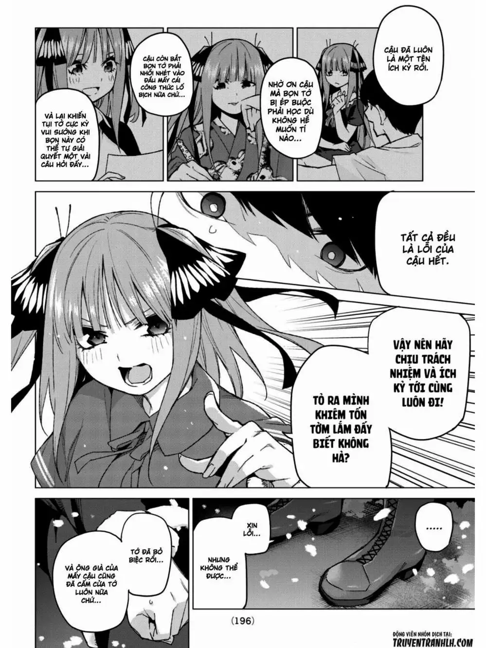 Truyện Tranh Nhà Có 5 Nàng Dâu - Gotoubun No Hanayome trang 6