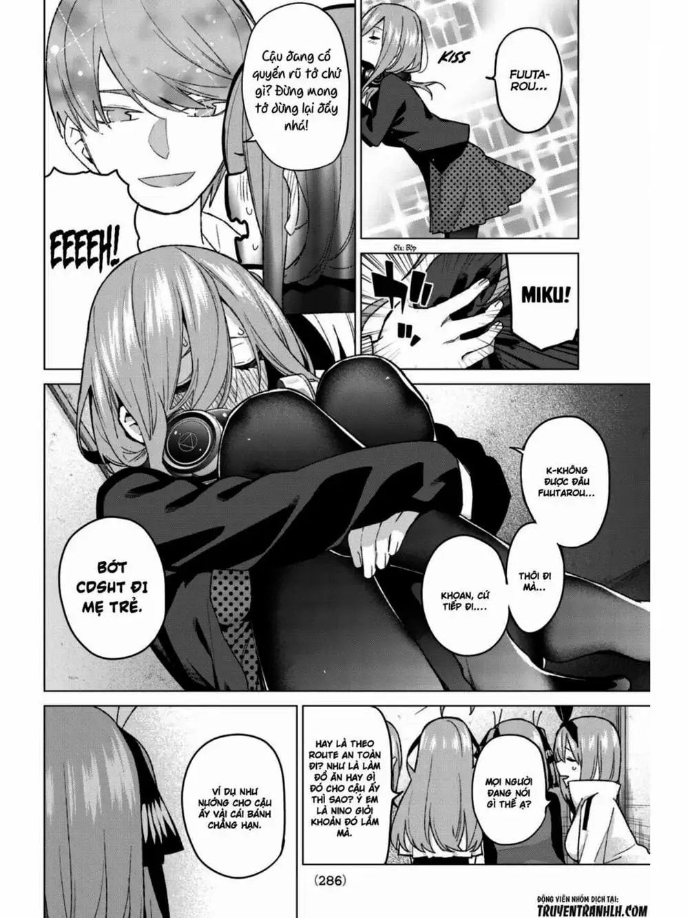 Truyện Tranh Nhà Có 5 Nàng Dâu - Gotoubun No Hanayome trang 6