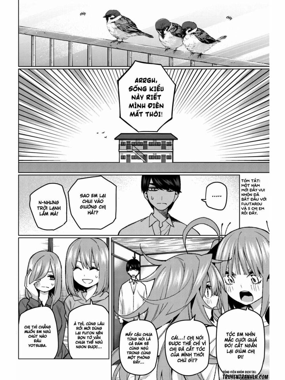 Truyện Tranh Nhà Có 5 Nàng Dâu - Gotoubun No Hanayome trang 6