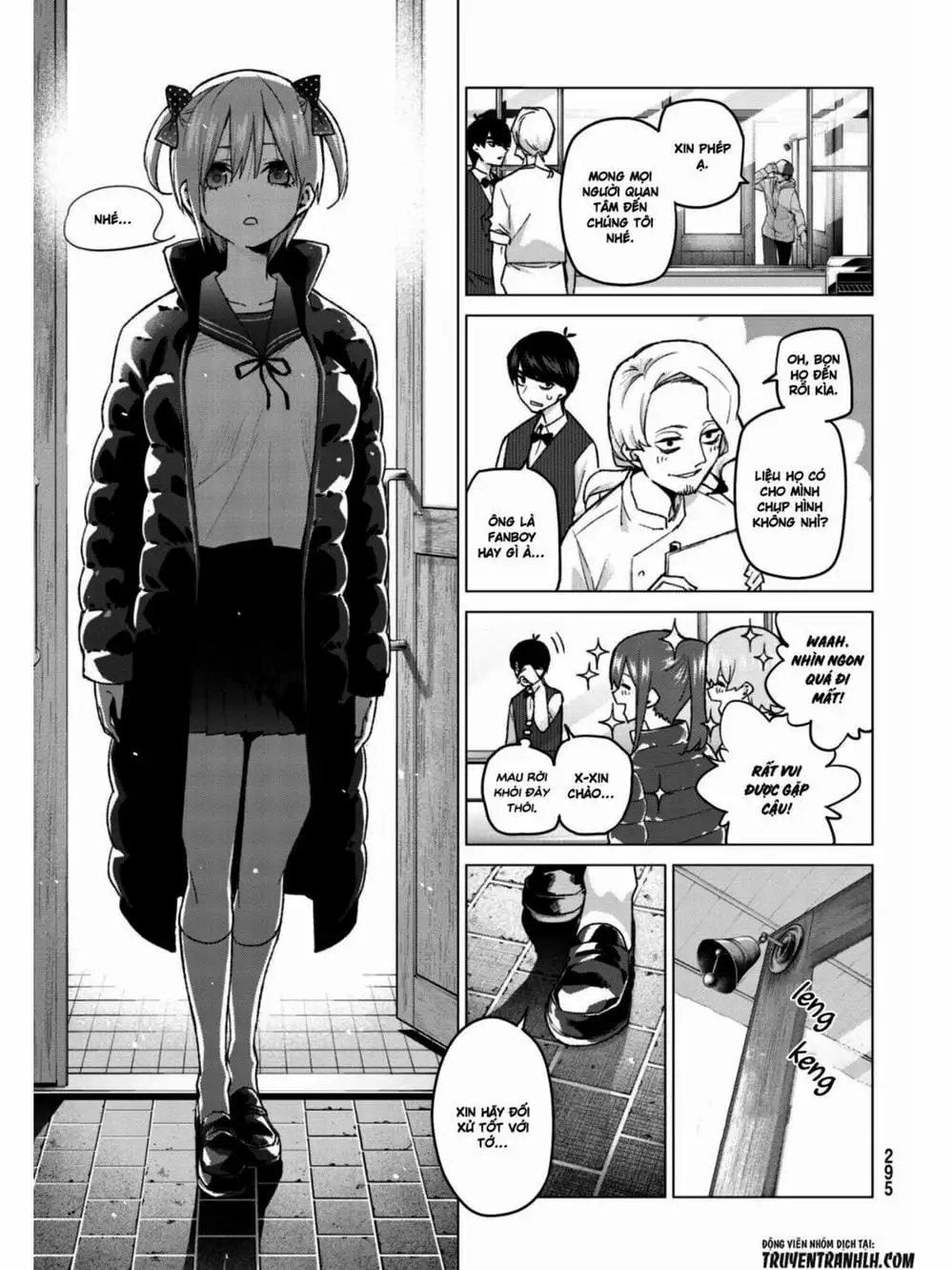 Truyện Tranh Nhà Có 5 Nàng Dâu - Gotoubun No Hanayome trang 6