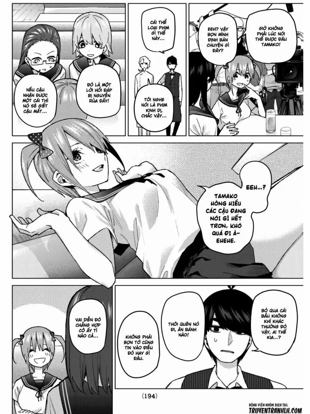 Truyện Tranh Nhà Có 5 Nàng Dâu - Gotoubun No Hanayome trang 6