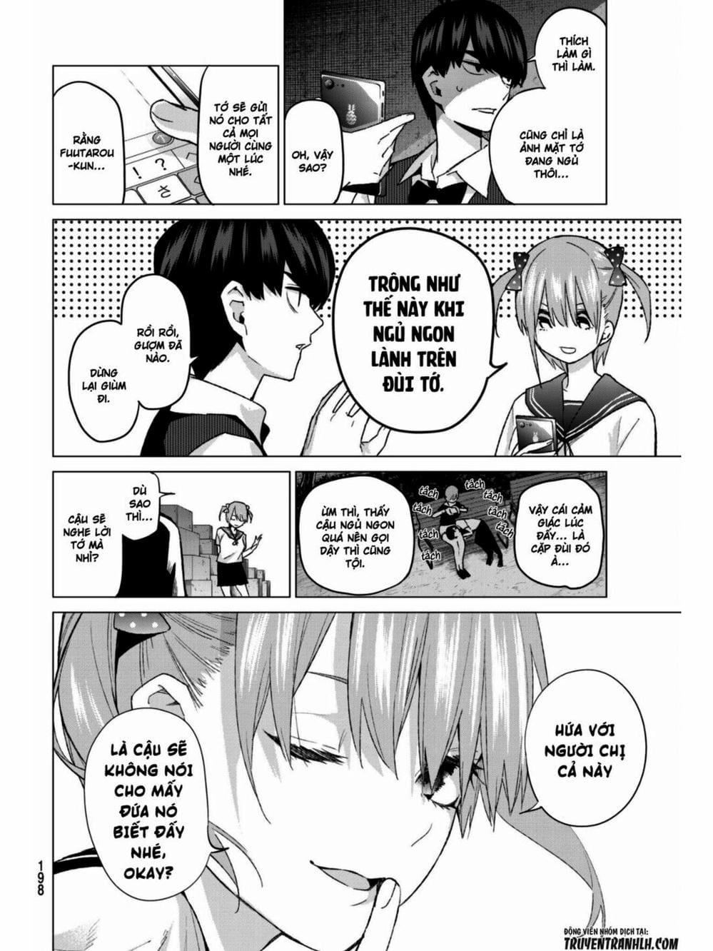 Truyện Tranh Nhà Có 5 Nàng Dâu - Gotoubun No Hanayome trang 6