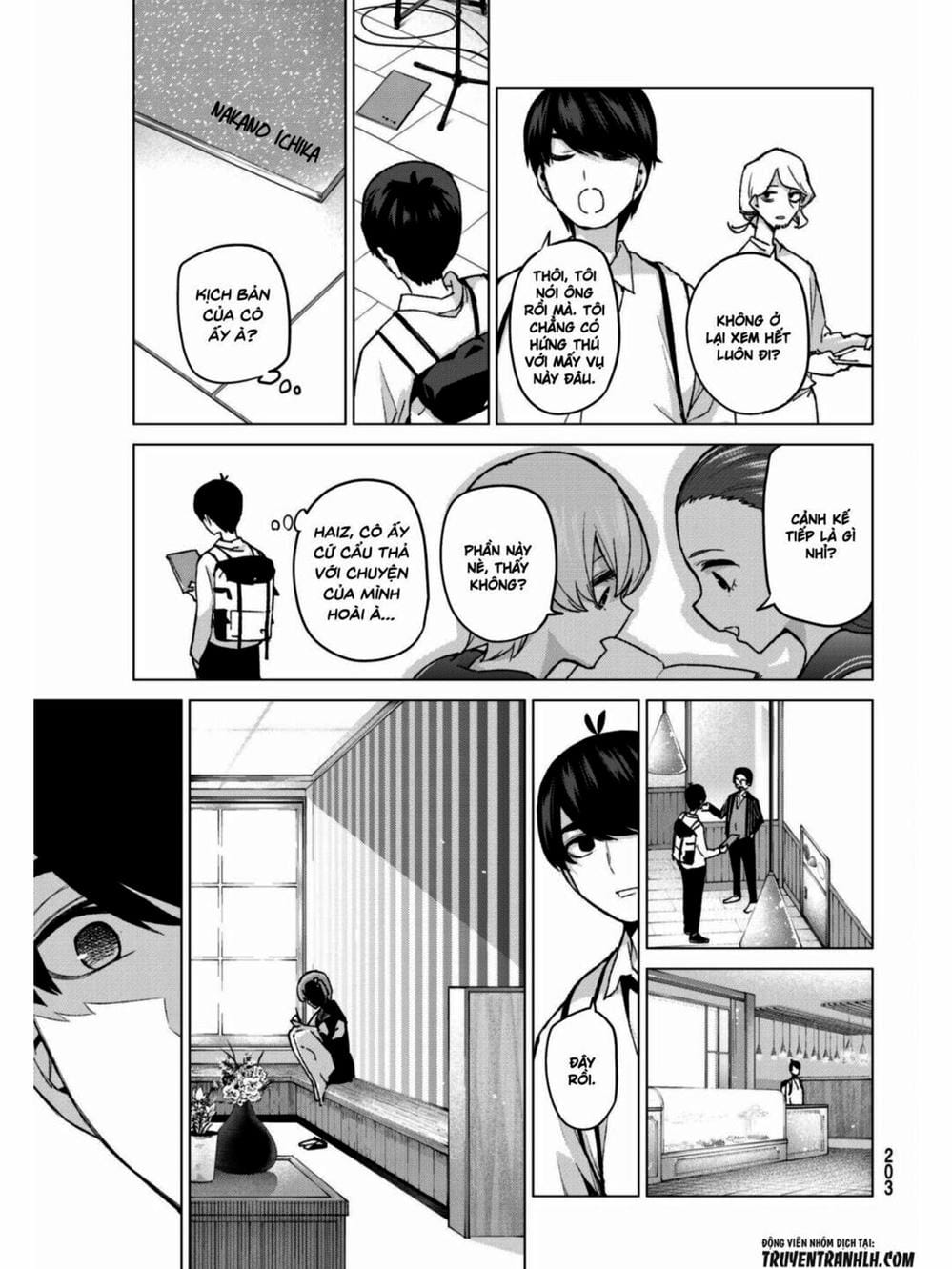 Truyện Tranh Nhà Có 5 Nàng Dâu - Gotoubun No Hanayome trang 6