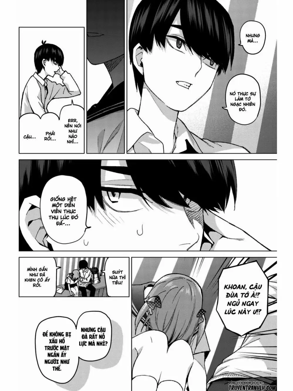 Truyện Tranh Nhà Có 5 Nàng Dâu - Gotoubun No Hanayome trang 6