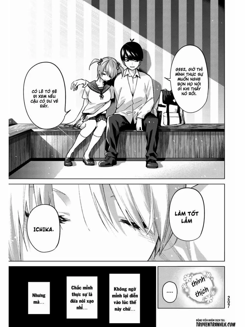 Truyện Tranh Nhà Có 5 Nàng Dâu - Gotoubun No Hanayome trang 6