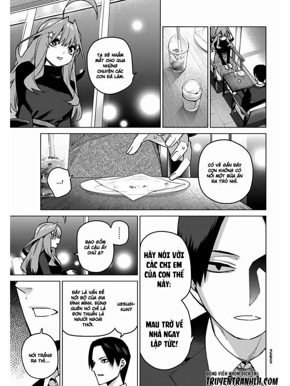 Truyện Tranh Nhà Có 5 Nàng Dâu - Gotoubun No Hanayome trang 6