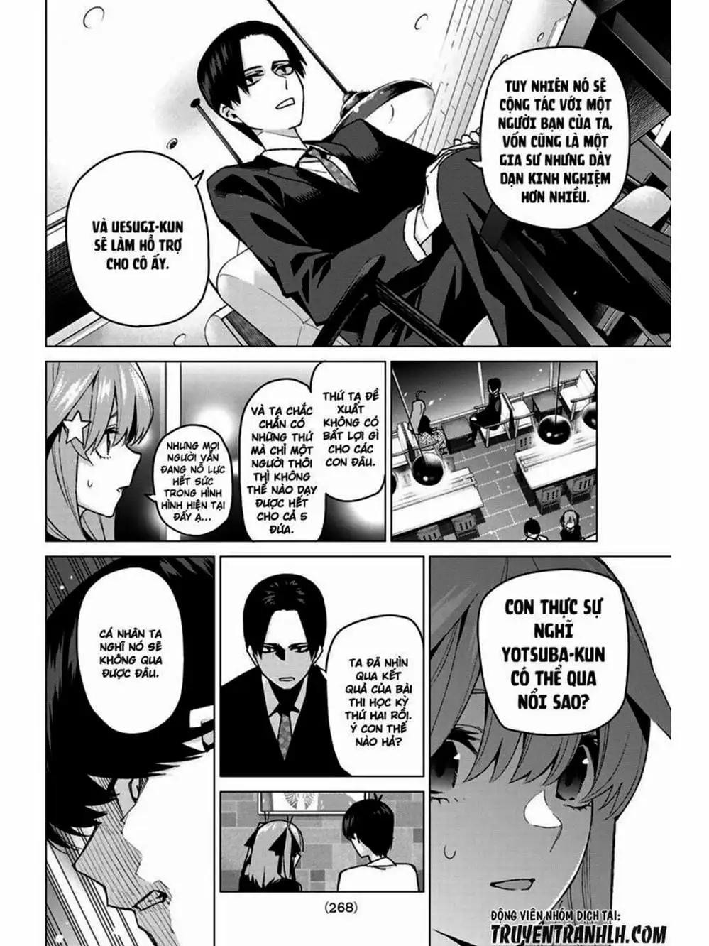 Truyện Tranh Nhà Có 5 Nàng Dâu - Gotoubun No Hanayome trang 6