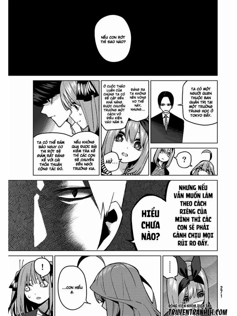 Truyện Tranh Nhà Có 5 Nàng Dâu - Gotoubun No Hanayome trang 6