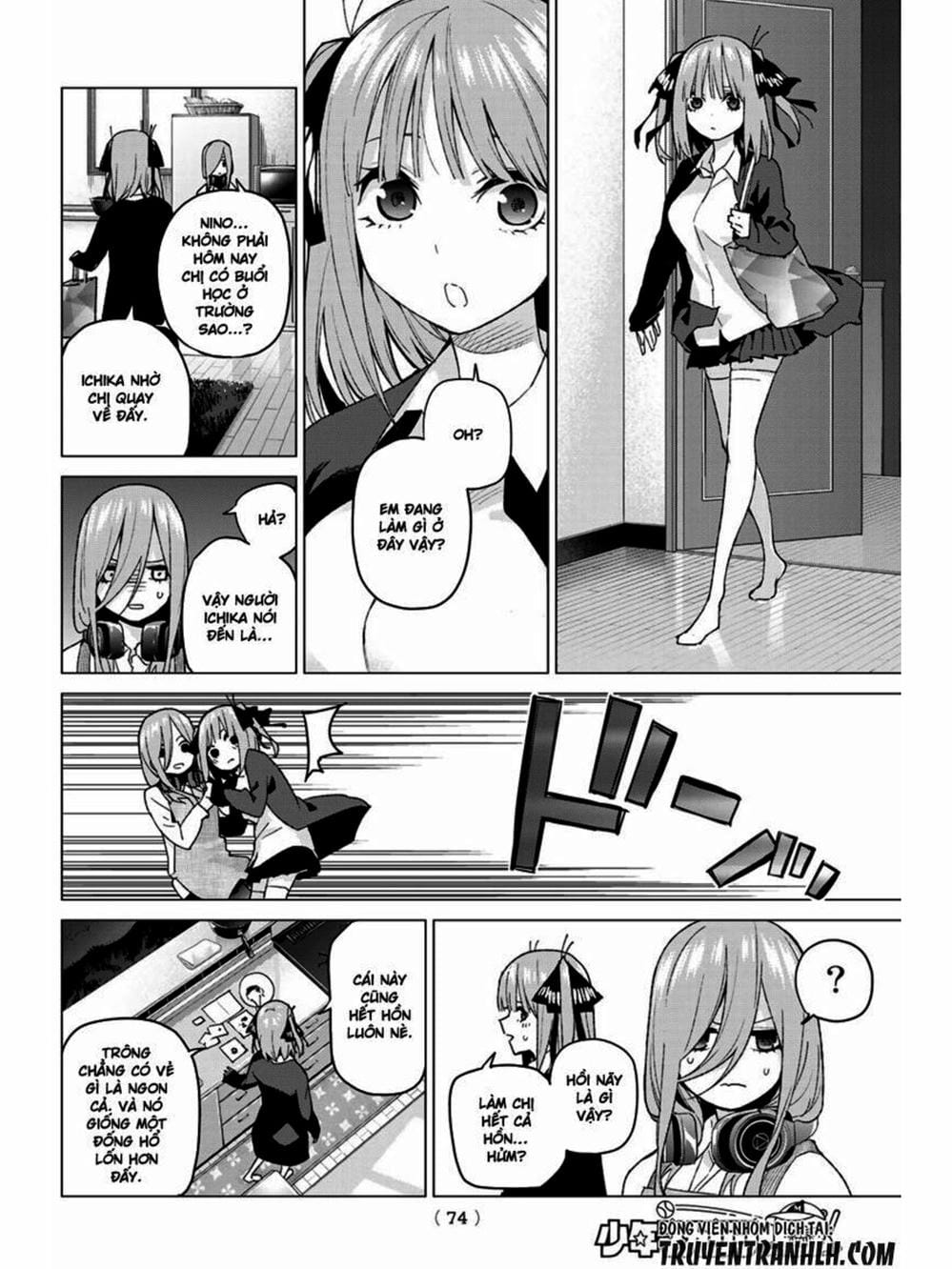 Truyện Tranh Nhà Có 5 Nàng Dâu - Gotoubun No Hanayome trang 6