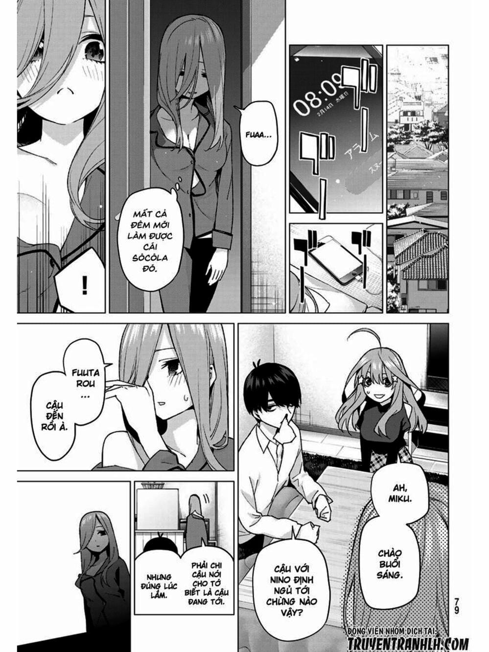 Truyện Tranh Nhà Có 5 Nàng Dâu - Gotoubun No Hanayome trang 6