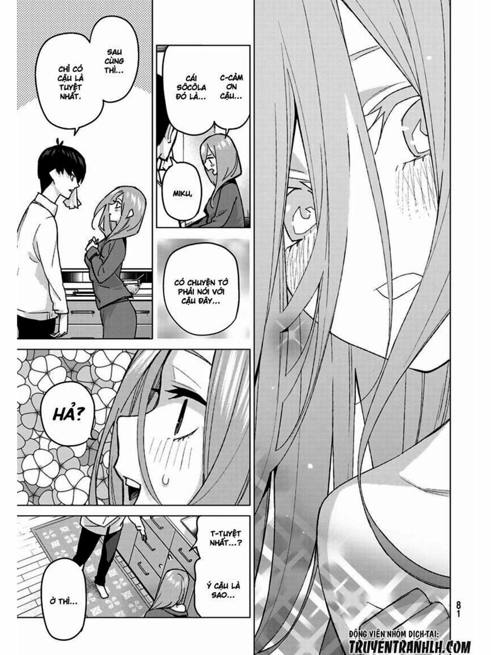 Truyện Tranh Nhà Có 5 Nàng Dâu - Gotoubun No Hanayome trang 6