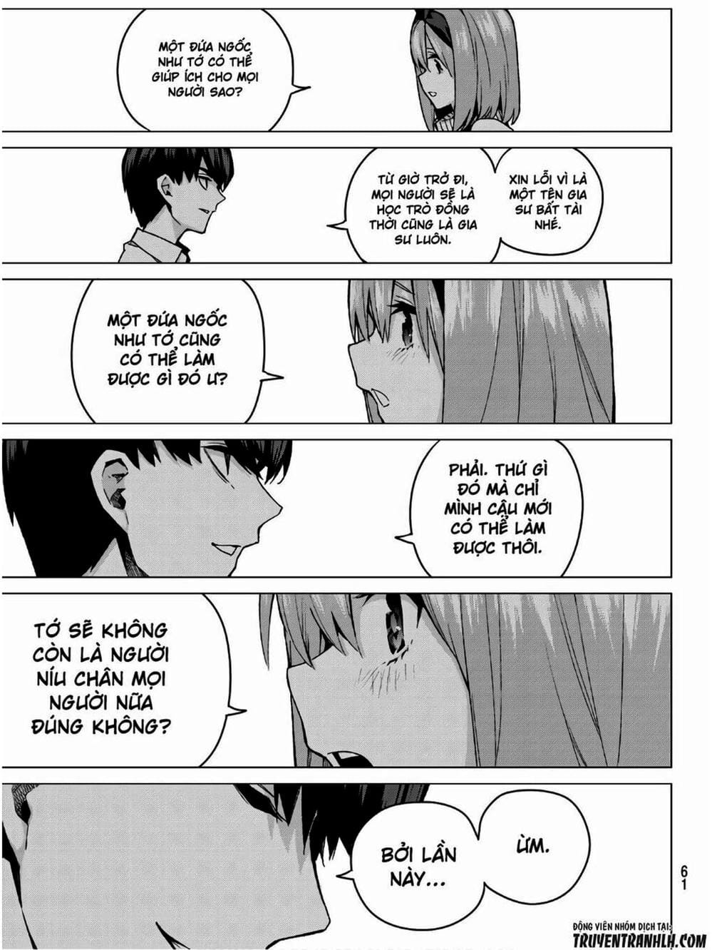 Truyện Tranh Nhà Có 5 Nàng Dâu - Gotoubun No Hanayome trang 6