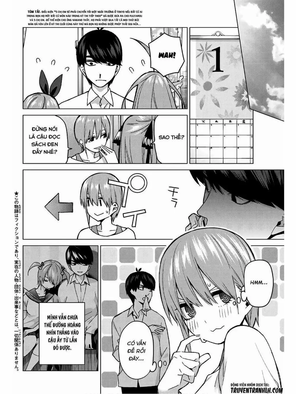 Truyện Tranh Nhà Có 5 Nàng Dâu - Gotoubun No Hanayome trang 6