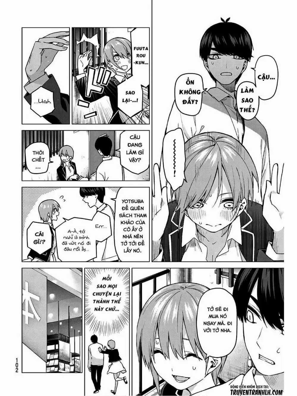 Truyện Tranh Nhà Có 5 Nàng Dâu - Gotoubun No Hanayome trang 6