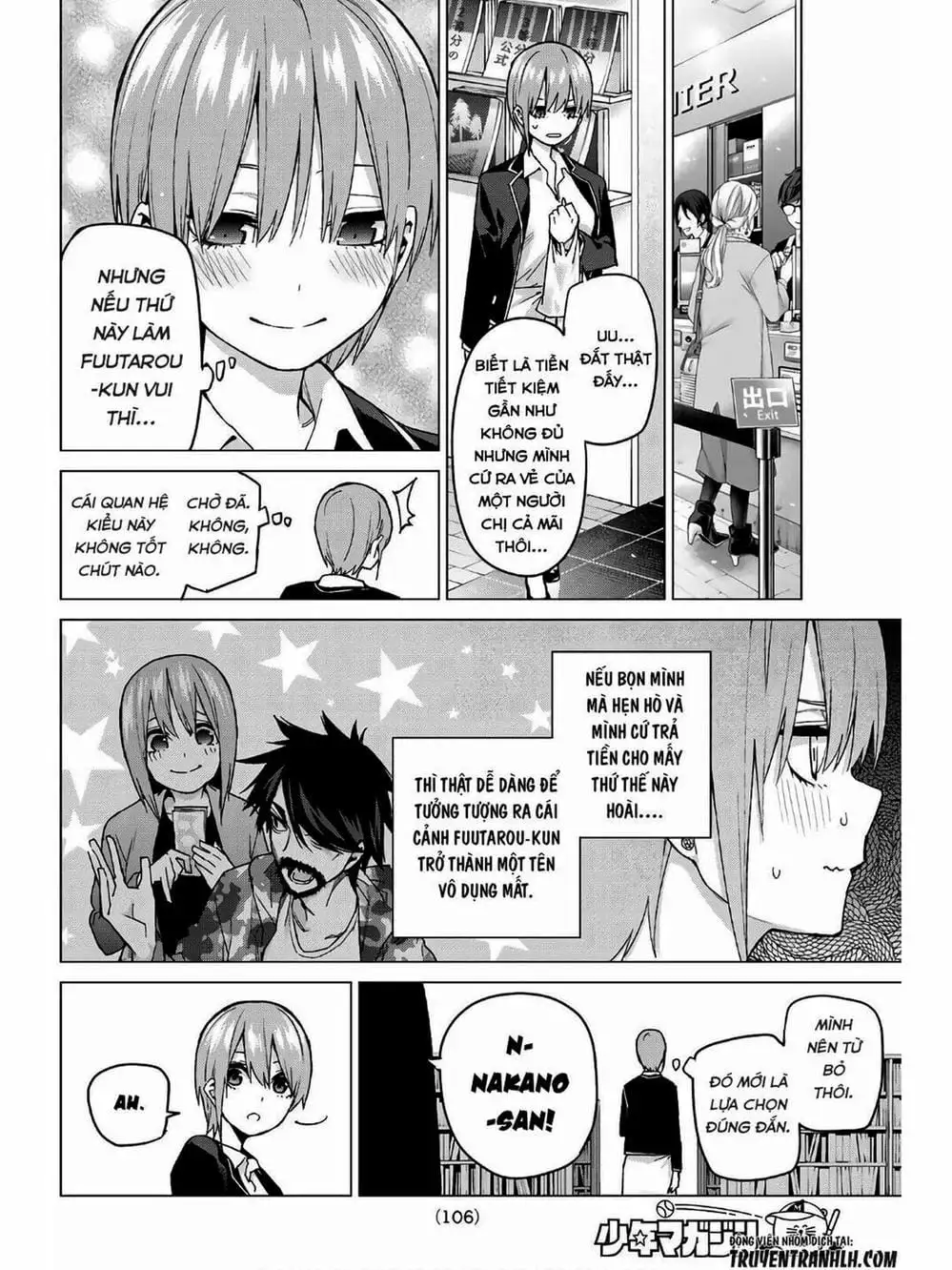 Truyện Tranh Nhà Có 5 Nàng Dâu - Gotoubun No Hanayome trang 6