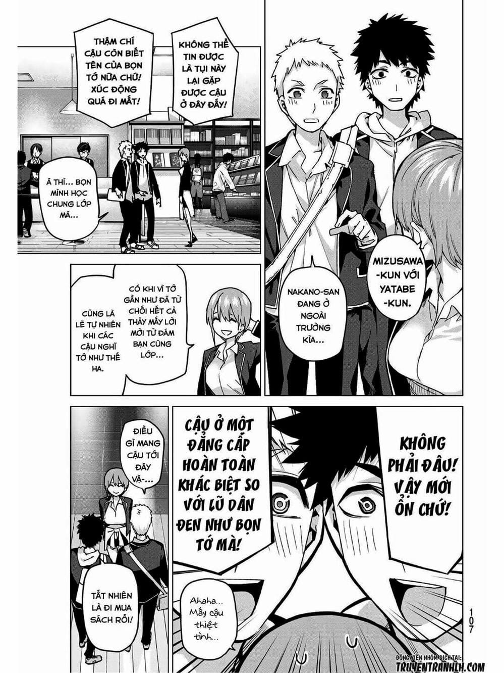 Truyện Tranh Nhà Có 5 Nàng Dâu - Gotoubun No Hanayome trang 6