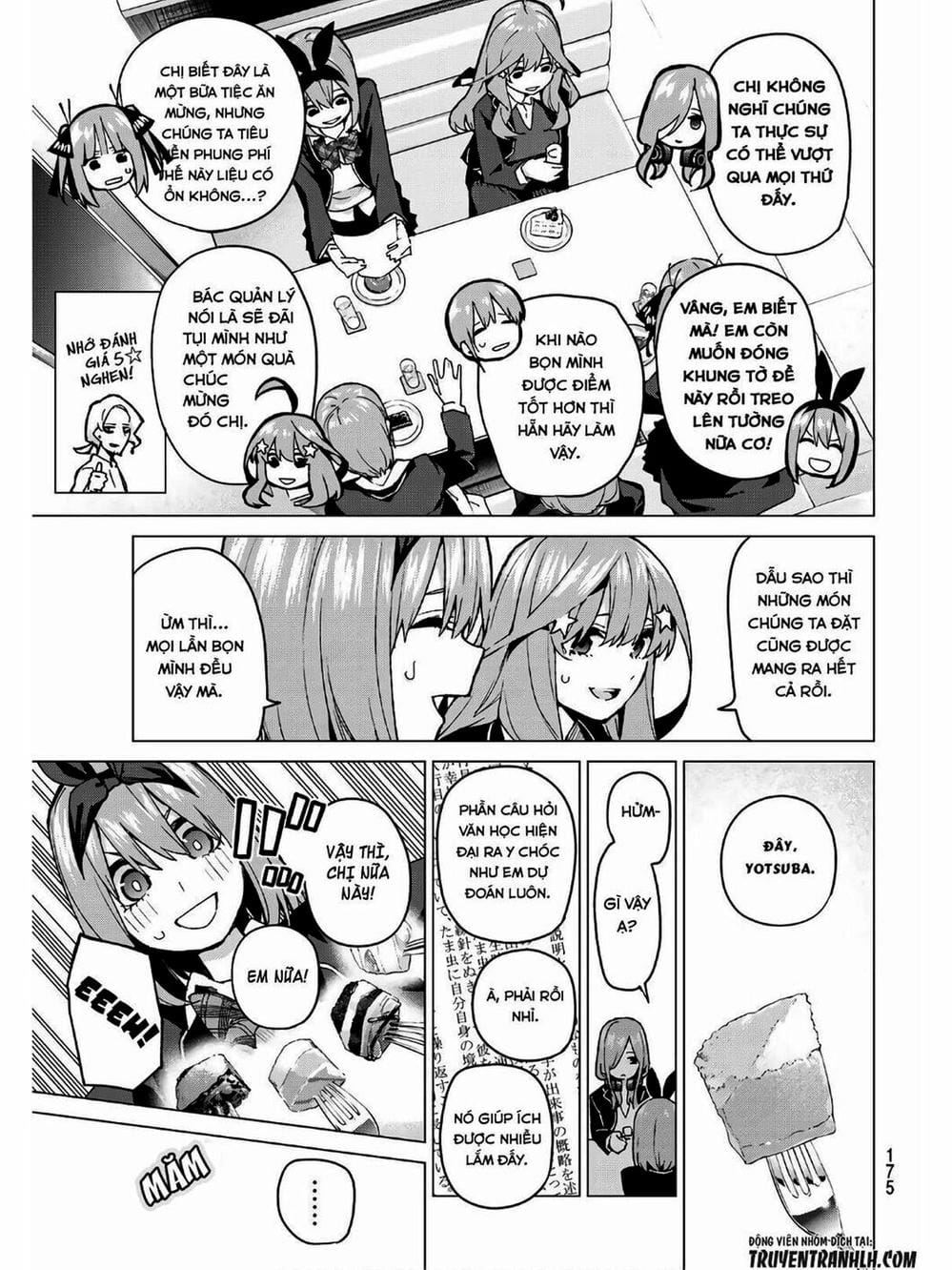 Truyện Tranh Nhà Có 5 Nàng Dâu - Gotoubun No Hanayome trang 6