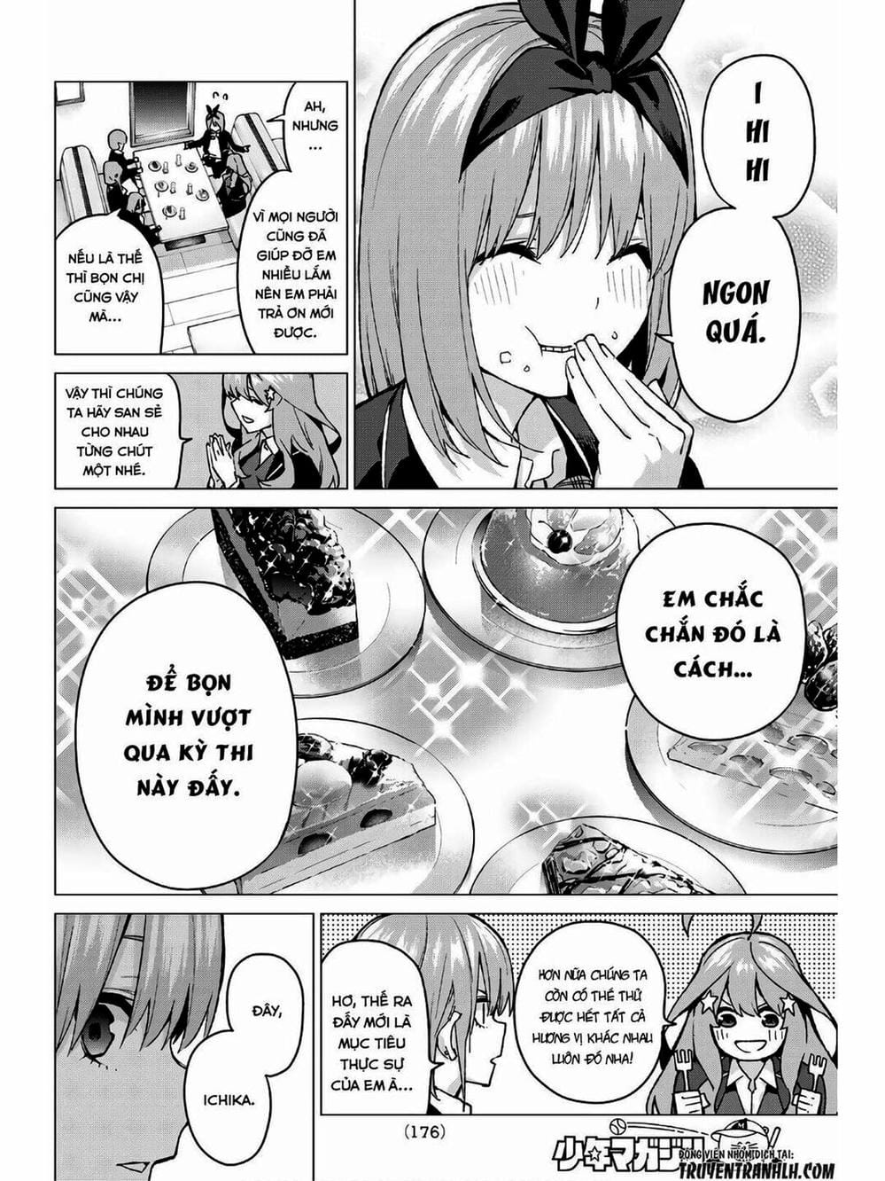 Truyện Tranh Nhà Có 5 Nàng Dâu - Gotoubun No Hanayome trang 6
