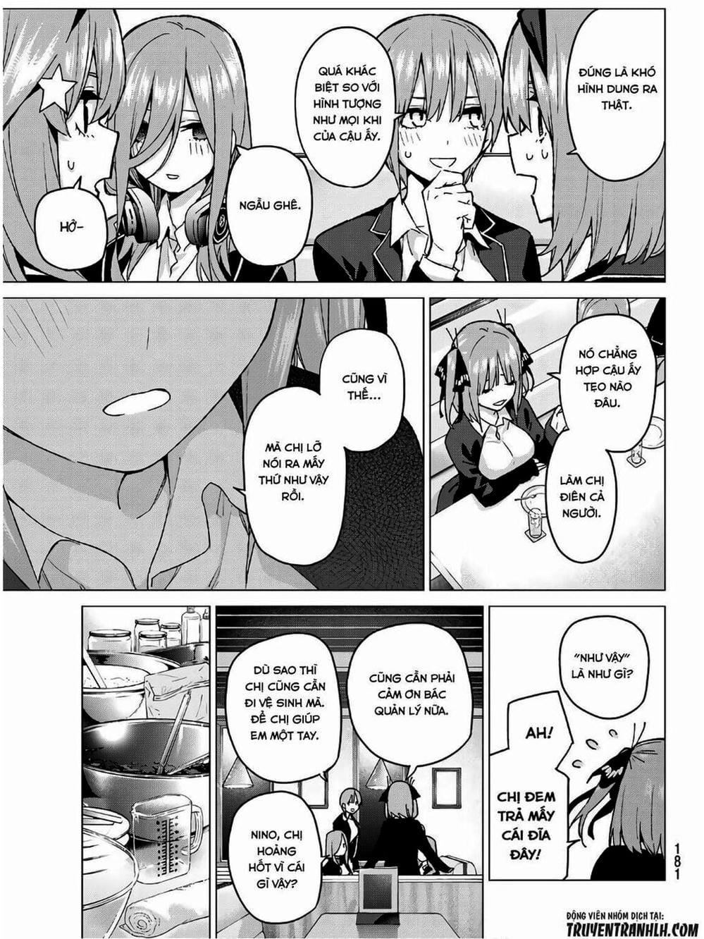 Truyện Tranh Nhà Có 5 Nàng Dâu - Gotoubun No Hanayome trang 6