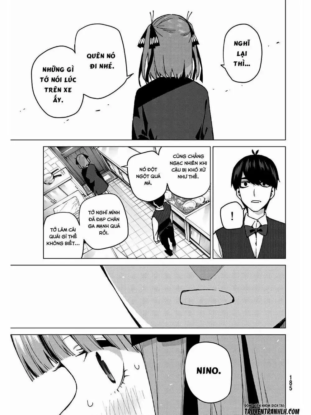 Truyện Tranh Nhà Có 5 Nàng Dâu - Gotoubun No Hanayome trang 6