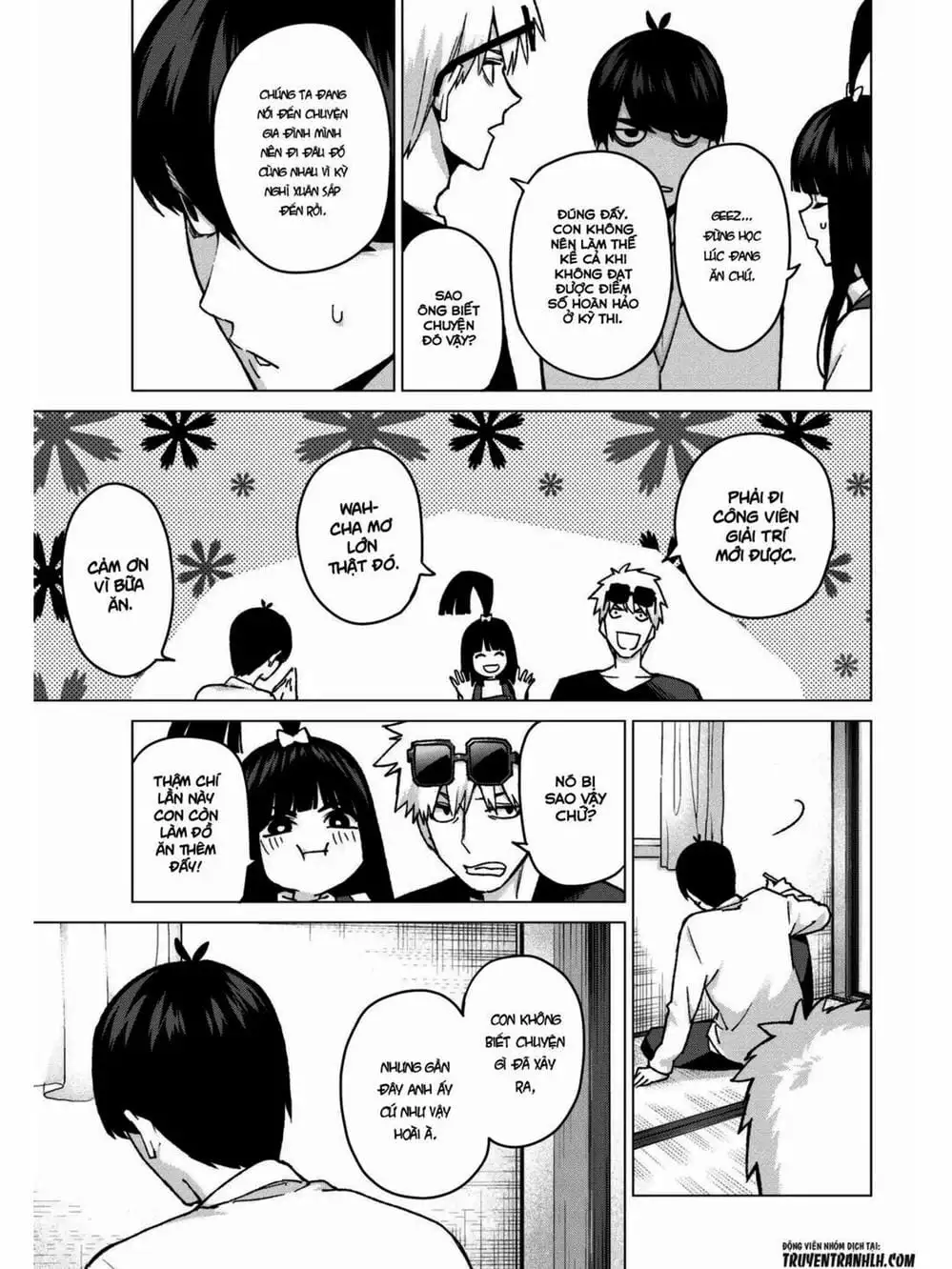 Truyện Tranh Nhà Có 5 Nàng Dâu - Gotoubun No Hanayome trang 6