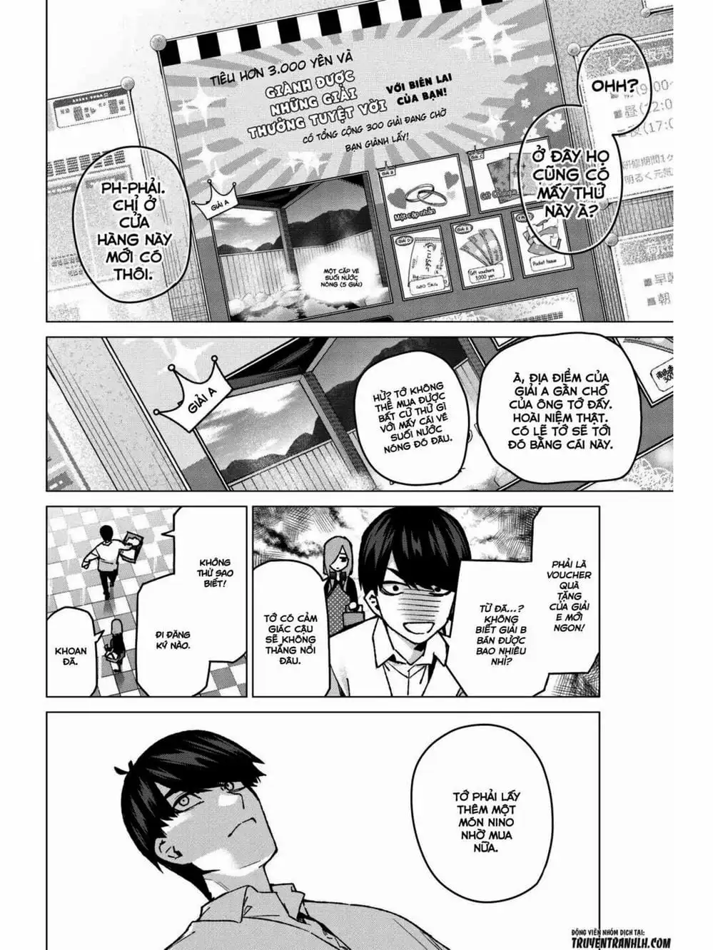 Truyện Tranh Nhà Có 5 Nàng Dâu - Gotoubun No Hanayome trang 6