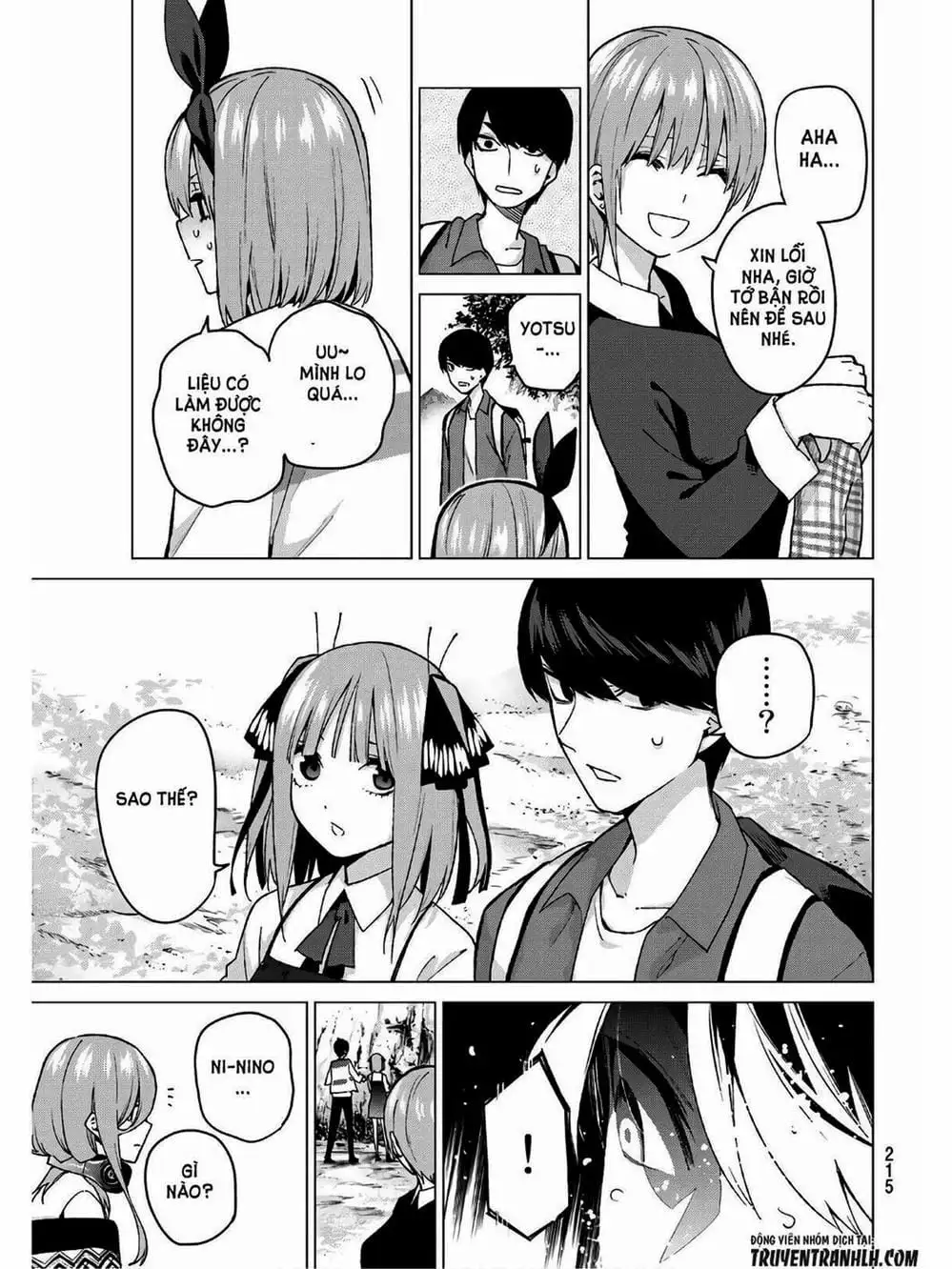 Truyện Tranh Nhà Có 5 Nàng Dâu - Gotoubun No Hanayome trang 6