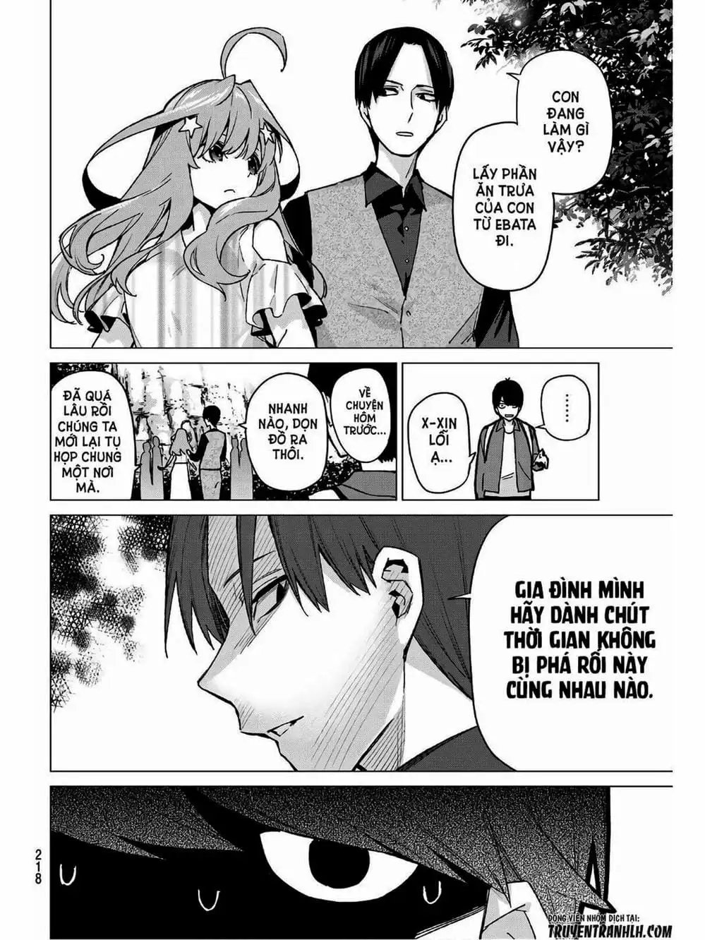 Truyện Tranh Nhà Có 5 Nàng Dâu - Gotoubun No Hanayome trang 6